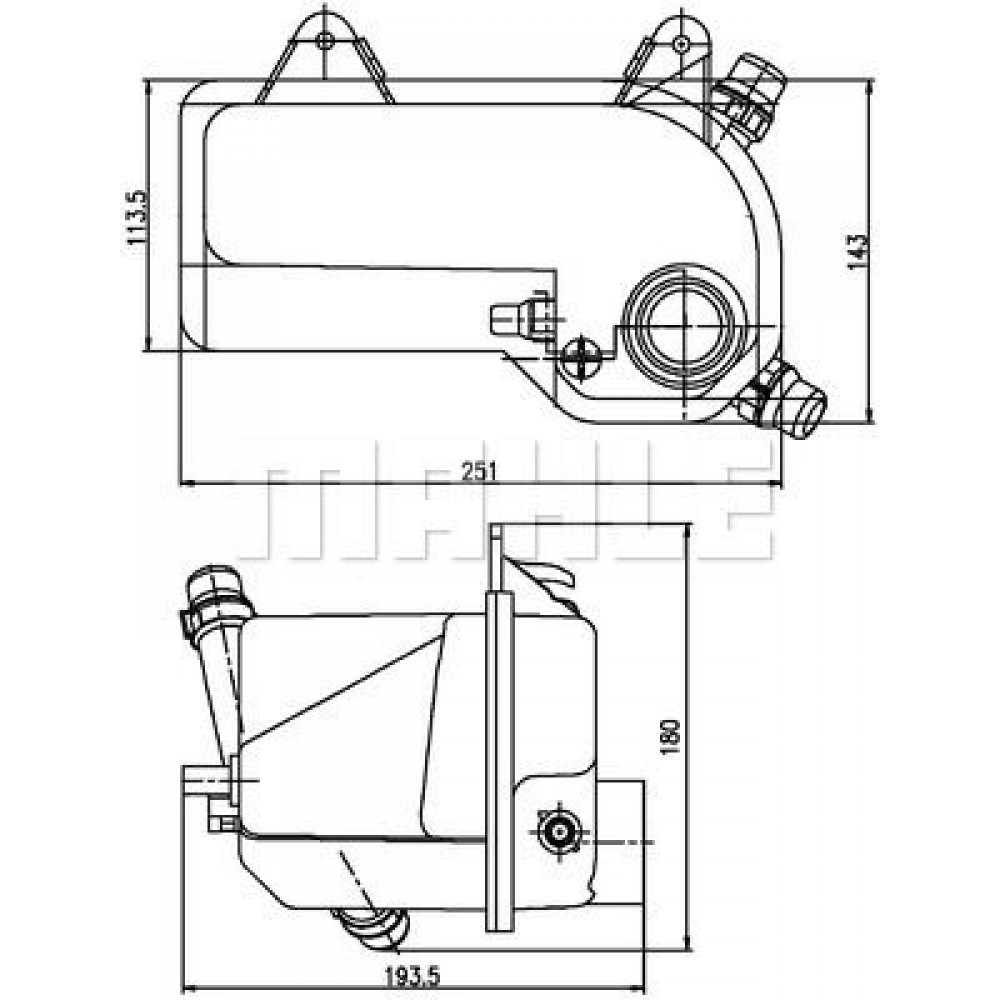MAHLE-BEHR ΔΟΧΕΙΟ ΔΙΑΣΤΟΛΗΣ ΨΥΚΤΙΚΟΥ ΥΓΡΟΥ MAHLE-BEHR ΔΟΧΕΙΟ ΔΙΑΣΤΟΛΗΣ ΨΥΚΤΙΚΟΥ ΥΓΡΟΥ