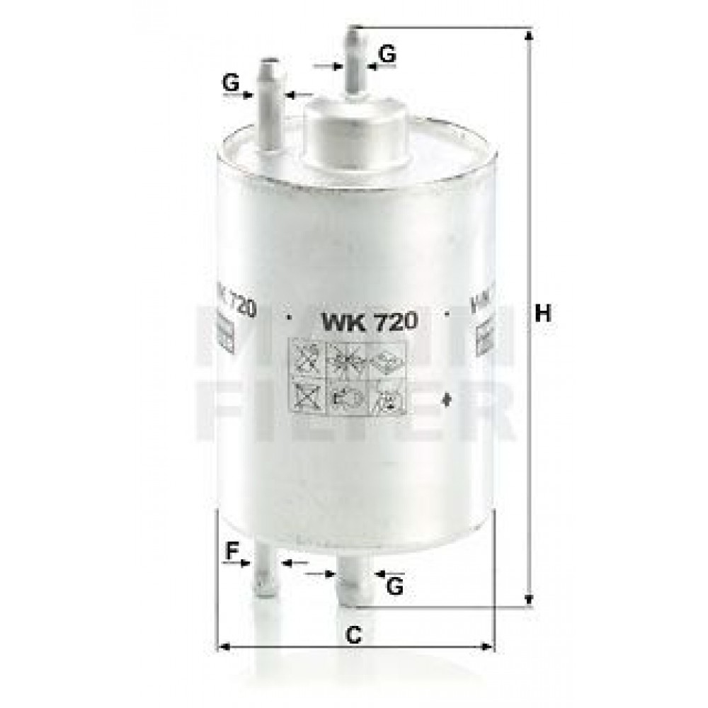 MANN ΦΙΛΤΡΑ ΚΑΥΣΙΜΟΥ (26258)  MERCEDES