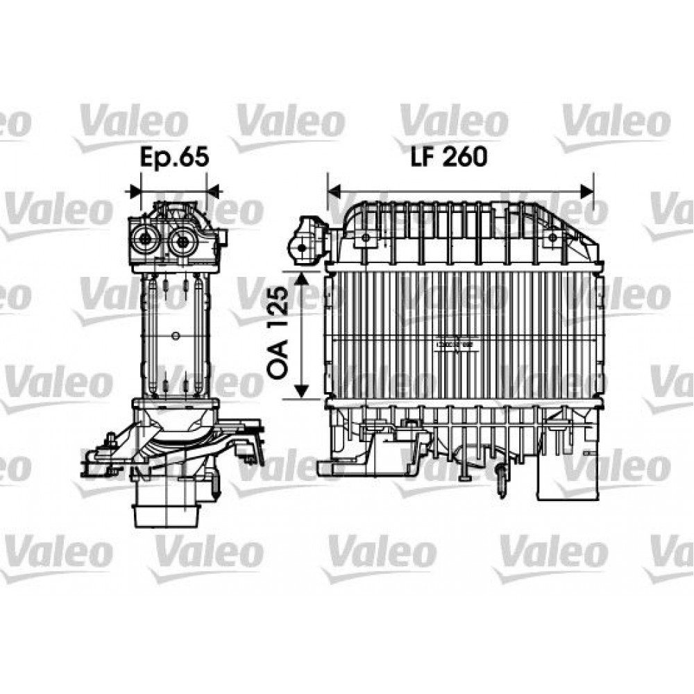 VALEO ΨΥΓΕΙΟ INTERCOOLER VALEO ΨΥΓΕΙΟ INTERCOOLER