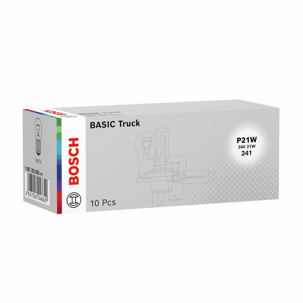 BOSCH ΛΑΜΠΑ P21W ECO Truck