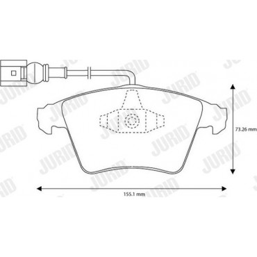 ΤΑΚ. VW TRANSPORTER T5,MULTIVAN  PAGID