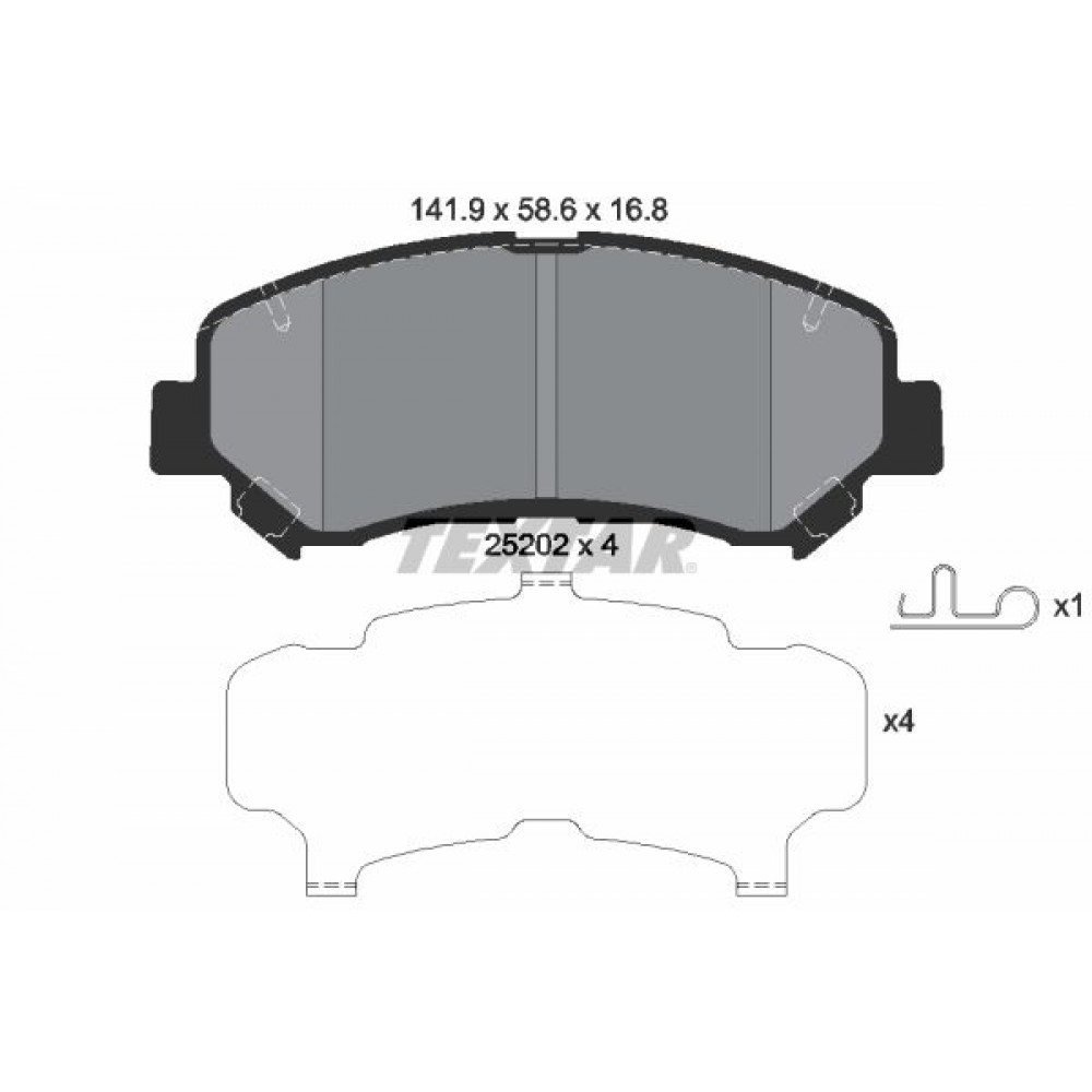 TEXTAR (2463201) ΔΙΣΚΟΦΡΕΝΑ NISSAN TEXTAR (2463201) ΔΙΣΚΟΦΡΕΝΑ NISSAN