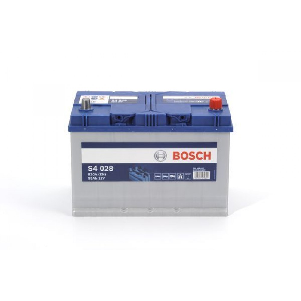 BOSCH ΜΠΑΤΑΡΙΑ S4 BLUE LINE (95Ah/830A) ΔΕΞ. 306x173x225 BOSCH ΜΠΑΤΑΡΙΑ S4 BLUE LINE (95Ah/830A) ΔΕΞ. 306x173x225