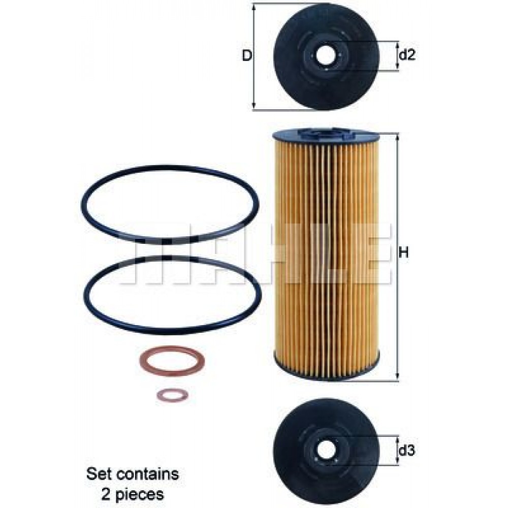MAHLE ΦΙΛΤΡΑ ΛΑΔΙΟΥ MERCEDES MAHLE ΦΙΛΤΡΑ ΛΑΔΙΟΥ MERCEDES