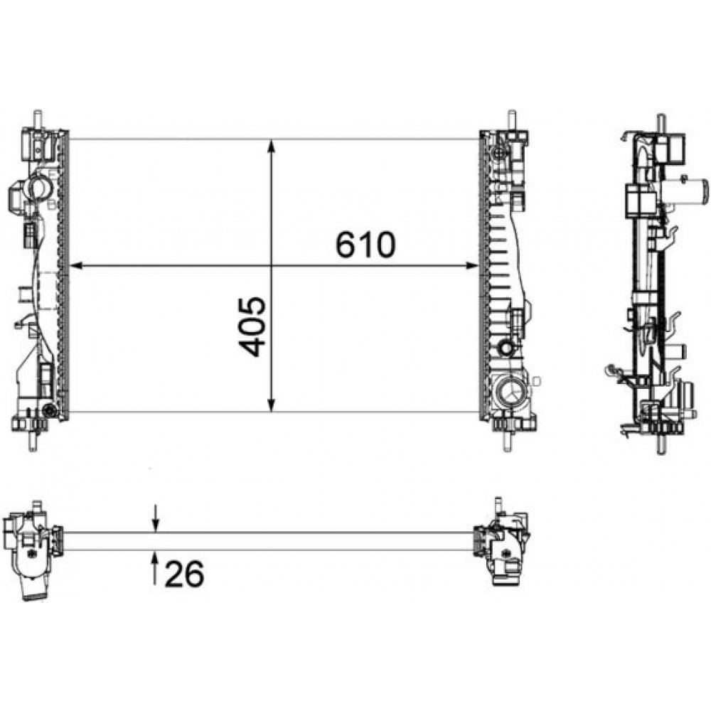 MAHLE-BEHR ΨΥΓΕΙΟ ΜΗΧΑΝΗΣ MAHLE-BEHR ΨΥΓΕΙΟ ΜΗΧΑΝΗΣ