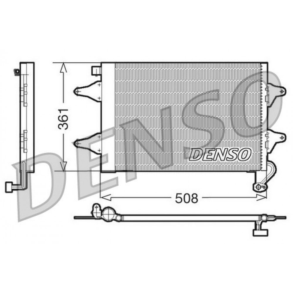ΨΥΓΕΙΟ A/C SEAT IBIZA III 1.2,1.4 <09 DENSO ΨΥΓΕΙΟ A/C SEAT IBIZA III 1.2,1.4 <09 DENSO