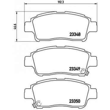 ΣΕΤ ΤΑΚΑΚΙΑ ΕΜΠΡ.TOYOTA YARIS