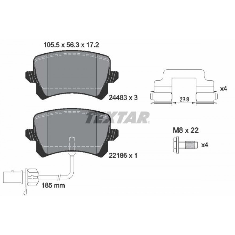 TEXTAR ΔΙΣΚΟΦΡΕΝΑ AUDI TEXTAR ΔΙΣΚΟΦΡΕΝΑ AUDI