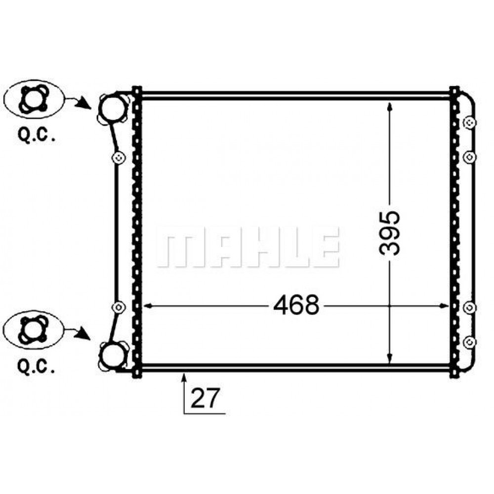 MAHLE-BEHR ΨΥΓΕΙΟ ΜΗΧΑΝΗΣ MAHLE-BEHR ΨΥΓΕΙΟ ΜΗΧΑΝΗΣ