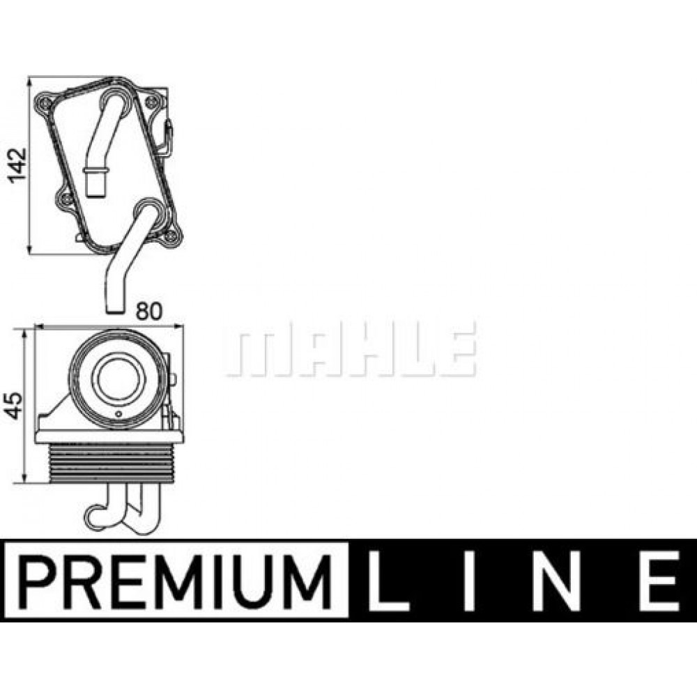 MAHLE-BEHR ΨΥΓΕΙΟ ΛΑΔΙΟΥ MAHLE-BEHR ΨΥΓΕΙΟ ΛΑΔΙΟΥ