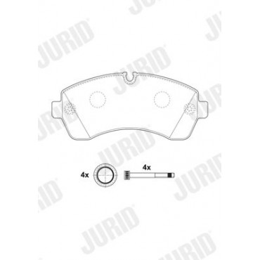 ΤΑΚ. MERCEDES SPRINTER 4T,5T,6T 06-  JURID 