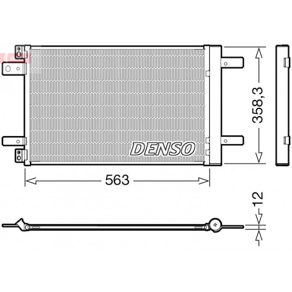 ΨΥΓΕΙΟ A/C CITROEN C4 PICASSO-PEGEUOT 3008 1.2THP DENSO ΨΥΓΕΙΟ A/C CITROEN C4 PICASSO-PEGEUOT 3008 1.2THP DENSO