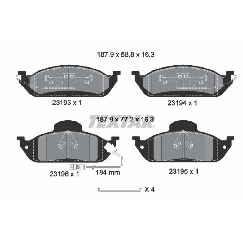 TEXTAR (697 01) ΔΙΣΚΟΦΡΕΝΑ MERCEDES TEXTAR (697 01) ΔΙΣΚΟΦΡΕΝΑ MERCEDES