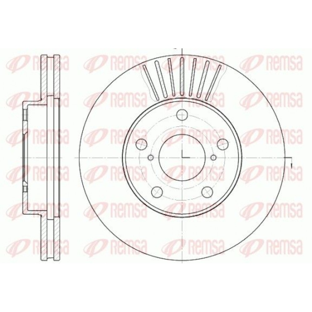 REMSA (Z 2589) ΔΙΣΚΟΠΛΑΚΕΣ TOYOTA