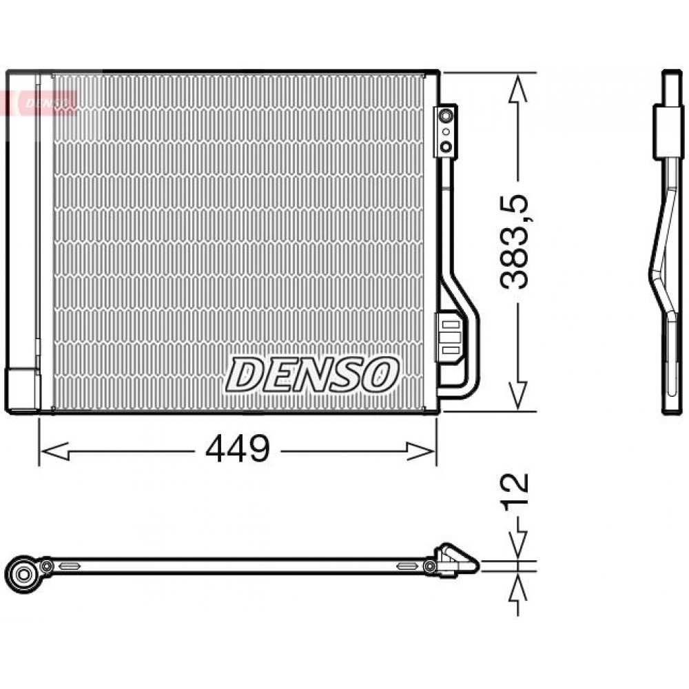 ΨΥΓΕΙΟ A/C SMART FORTWO (451) 0.8CDI,1.0 07> DENSO ΨΥΓΕΙΟ A/C SMART FORTWO (451) 0.8CDI,1.0 07> DENSO