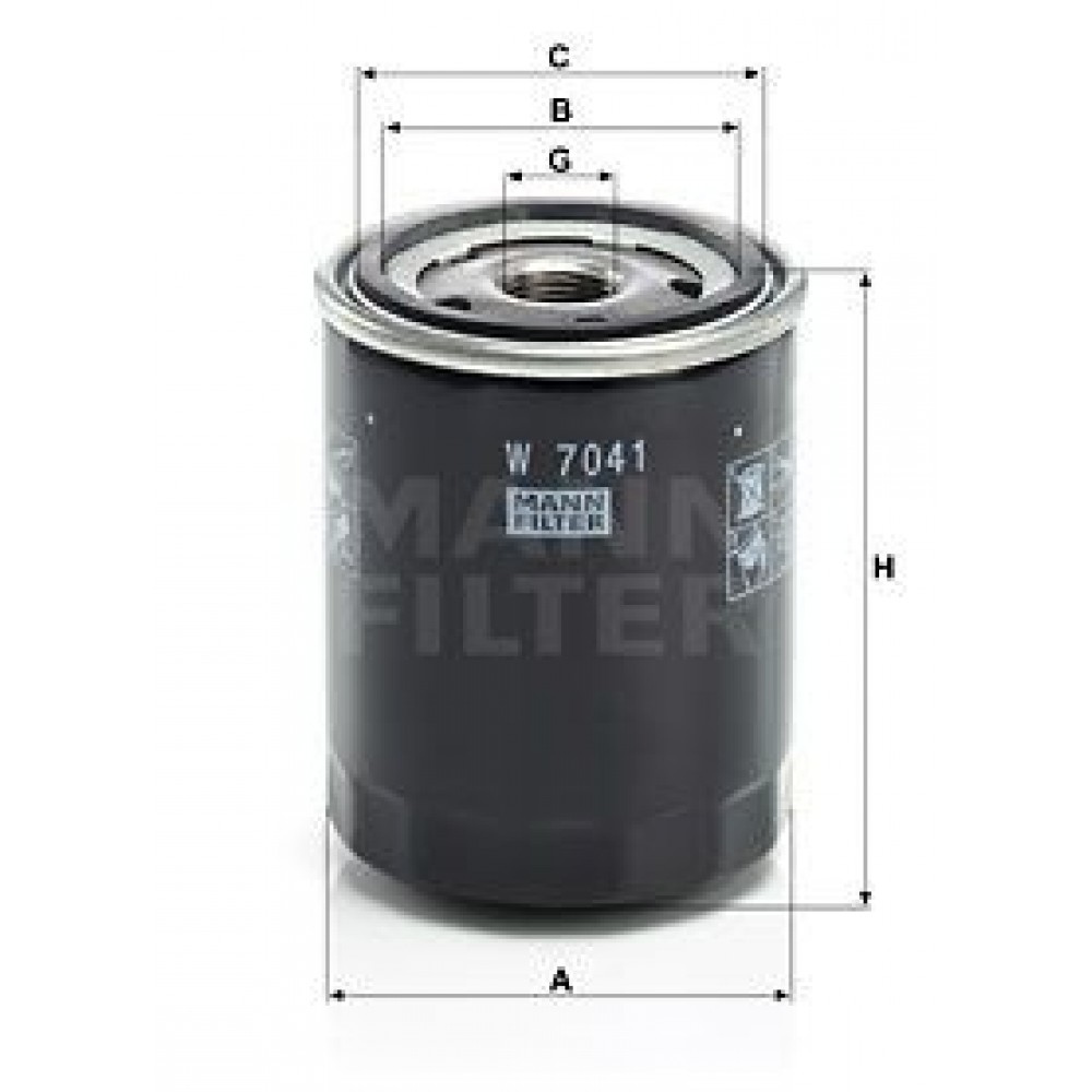 MANN (W 818/82) ΦΙΛΤΡΑ ΛΑΔΙΟΥ NISSAN MANN (W 818/82) ΦΙΛΤΡΑ ΛΑΔΙΟΥ NISSAN
