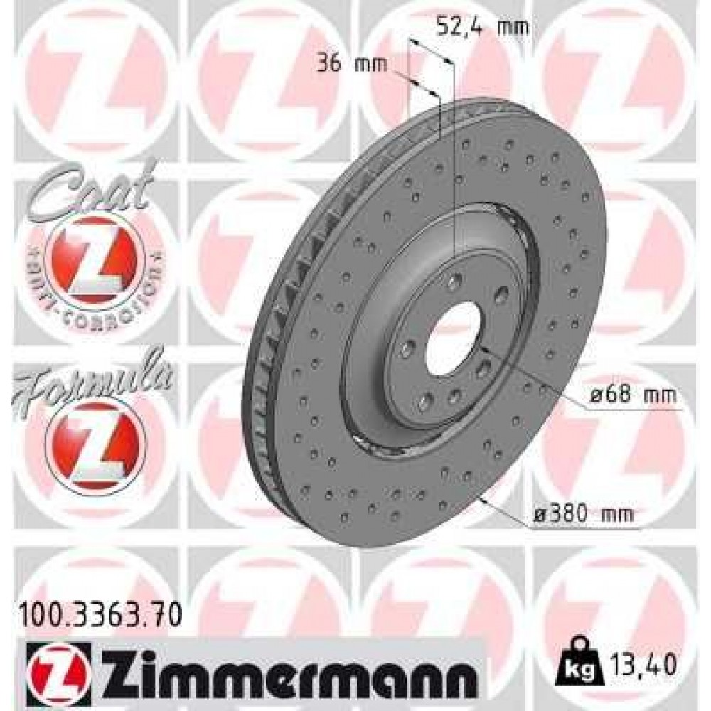 ZIMMERMANN ΔΙΣΚ/ΚΕΣ -1- FORMULA Z ZIMMERMANN ΔΙΣΚ/ΚΕΣ -1- FORMULA Z