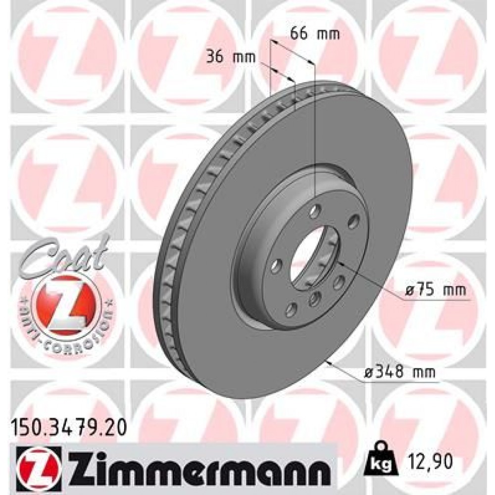 ZIMMERMANN ΔΙΣΚ/ΚΕΣ -1- BMW ΔΕΞ. COAT Z ZIMMERMANN ΔΙΣΚ/ΚΕΣ -1- BMW ΔΕΞ. COAT Z