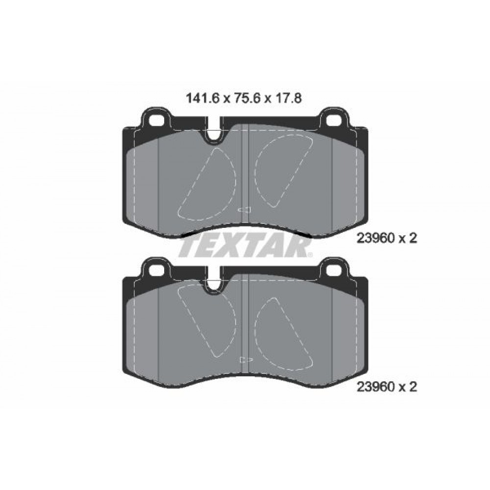 TEXTAR (1202 00) ΔΙΣΚΟΦΡΕΝΑ MERCEDES
