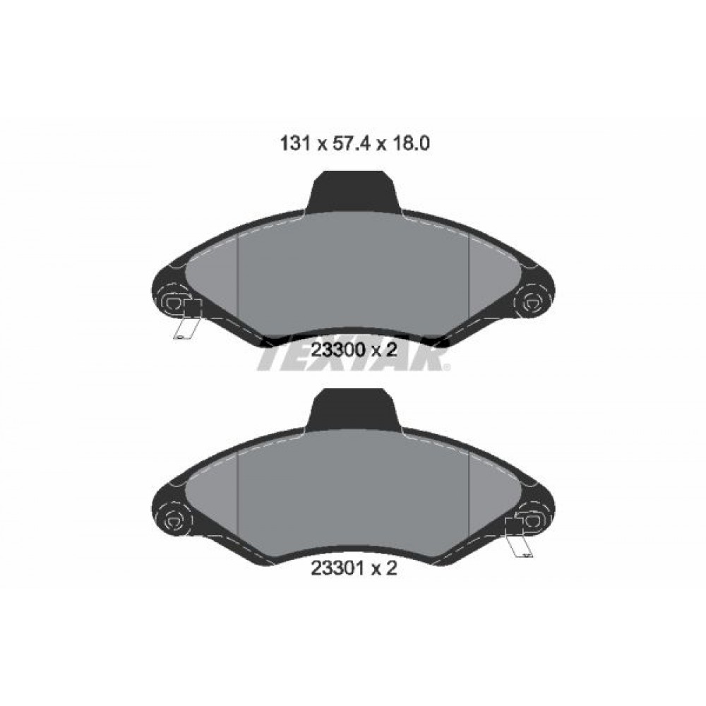 TEXTAR (331 04) ΔΙΣΚΟΦΡΕΝΑ FORD TEXTAR (331 04) ΔΙΣΚΟΦΡΕΝΑ FORD