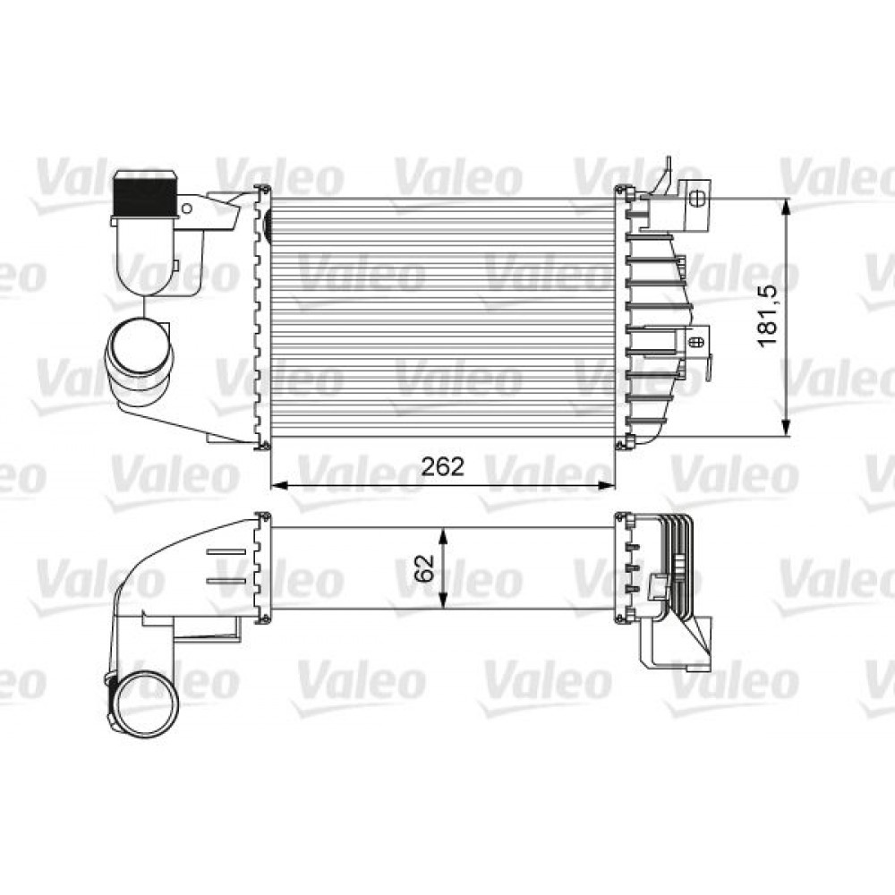 VALEO ΨΥΓΕΙΟ INTERCOOLER