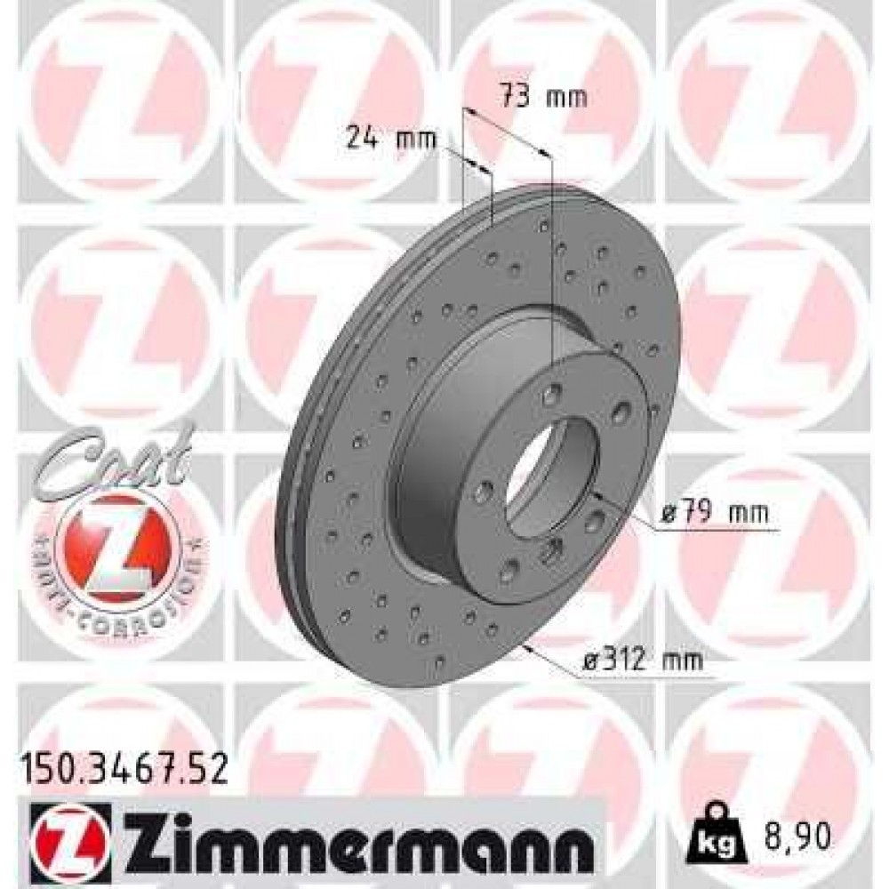 ZIMMERMANN ΔΙΣ/ΚΕΣ ΤΡΥΠΗΤΕΣ SPORT BMW ZIMMERMANN ΔΙΣ/ΚΕΣ ΤΡΥΠΗΤΕΣ SPORT BMW
