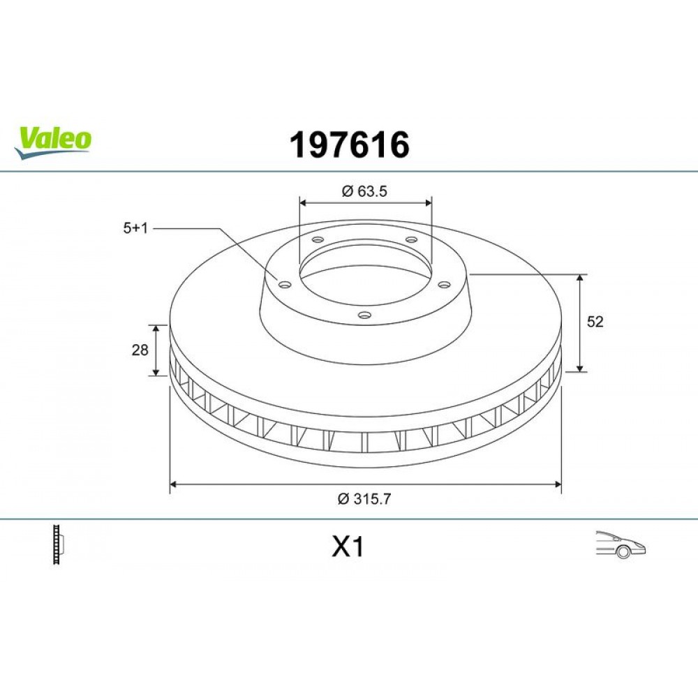 VALEO ΔΙΣΚΟΠΛΑΚΕΣ (1τεμ.) FORD VALEO ΔΙΣΚΟΠΛΑΚΕΣ (1τεμ.) FORD