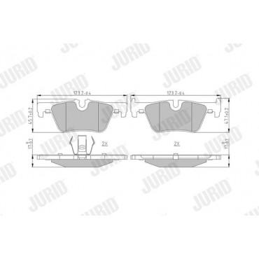 ΤΑΚ. BMW 1 (E87,F20,F21),2 (F23,F22),3 (F30,F80) PAGID