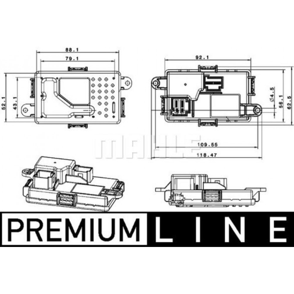 MAHLE-BEHR ΑΝΤΙΣΤΑΣΗ ΒΕΝΤΙΛΑΤΕΡ ΚΑΛΟΡΙΦΕΡ