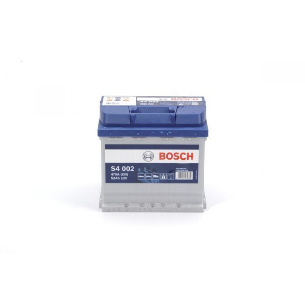 BOSCH ΜΠΑΤΑΡΙΑ S4 BLUE LINE (52Ah/470A) ΔΕΞ. 207x175x190 BOSCH ΜΠΑΤΑΡΙΑ S4 BLUE LINE (52Ah/470A) ΔΕΞ. 207x175x190