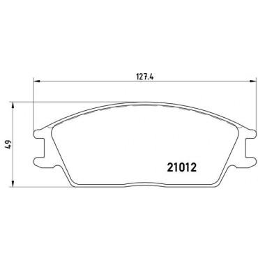 ΣΕΤ ΤΑΚΑΚΙΑ ΦΡΕΝΩΝ HONDA/HYUND