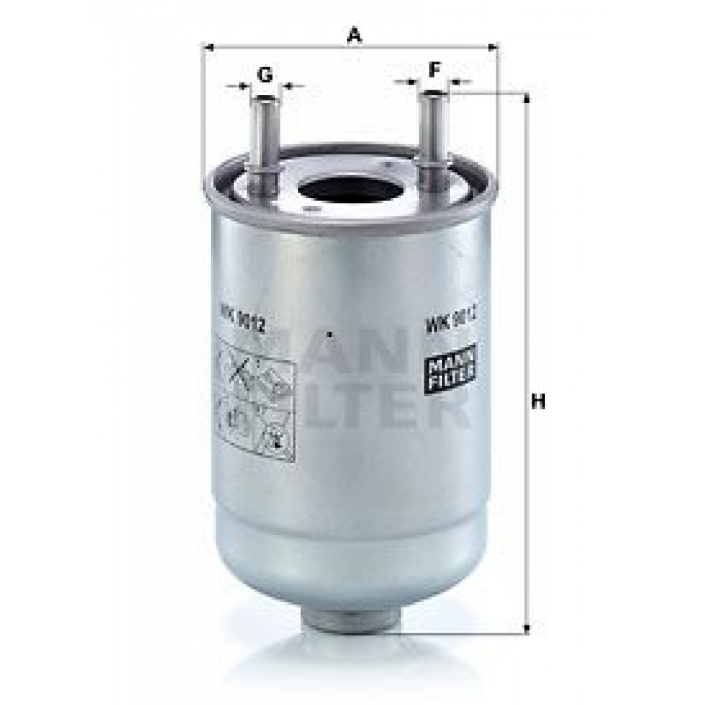 MANN ΦΙΛΤΡΑ ΚΑΥΣΙΜΟΥ RENAULT