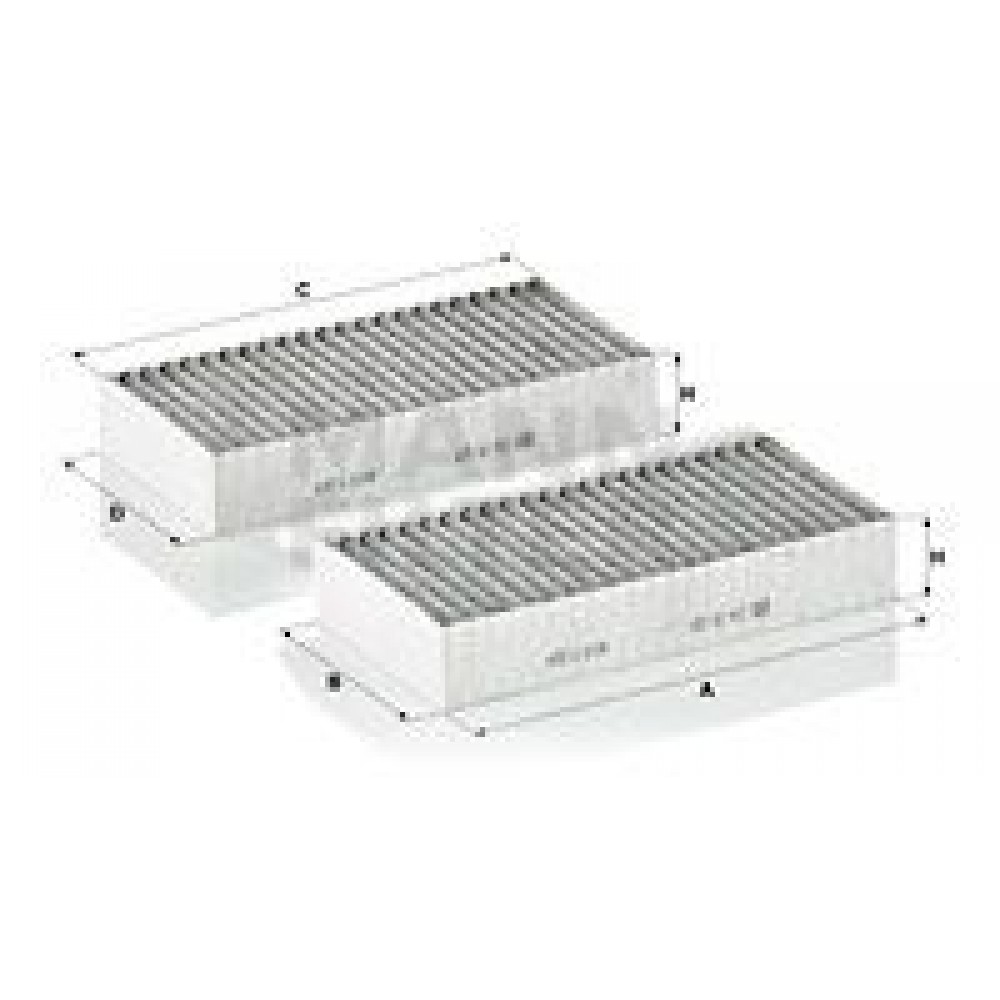 MANN ΦΙΛΤΡΑ ΚΑΜΠΙΝΑΣ ΕΝ.ΑΝΘΡΑΚΑ