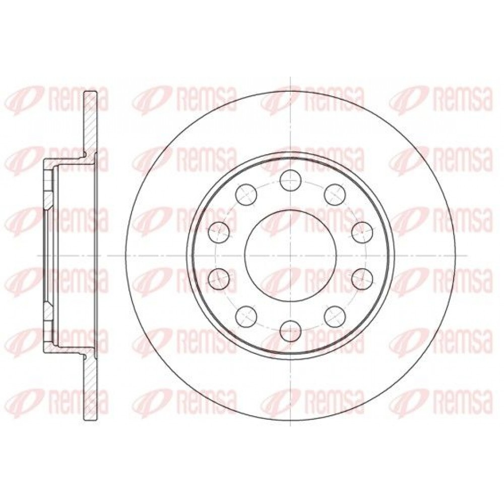 REMSA (Z 1243) ΔΙΣΚΟΠΛΑΚΕΣ #Ο# VAG REMSA (Z 1243) ΔΙΣΚΟΠΛΑΚΕΣ #Ο# VAG