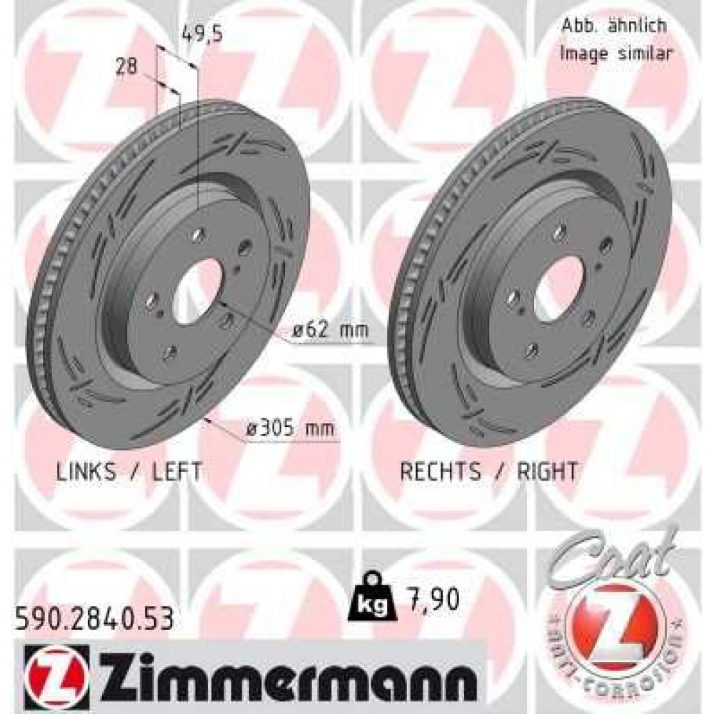 ZIMMERMANN ΔΙΣ/ΚΕΣ ΧΑΡΑΚΤΕΣ SPORT BLACK Z TOYOTA ZIMMERMANN ΔΙΣ/ΚΕΣ ΧΑΡΑΚΤΕΣ SPORT BLACK Z TOYOTA