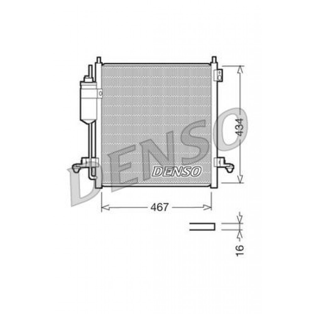 ΨΥΓΕΙΟ A/C MITSUBISHI L200 2.5 DI-D <15 DENSO ΨΥΓΕΙΟ A/C MITSUBISHI L200 2.5 DI-D <15 DENSO