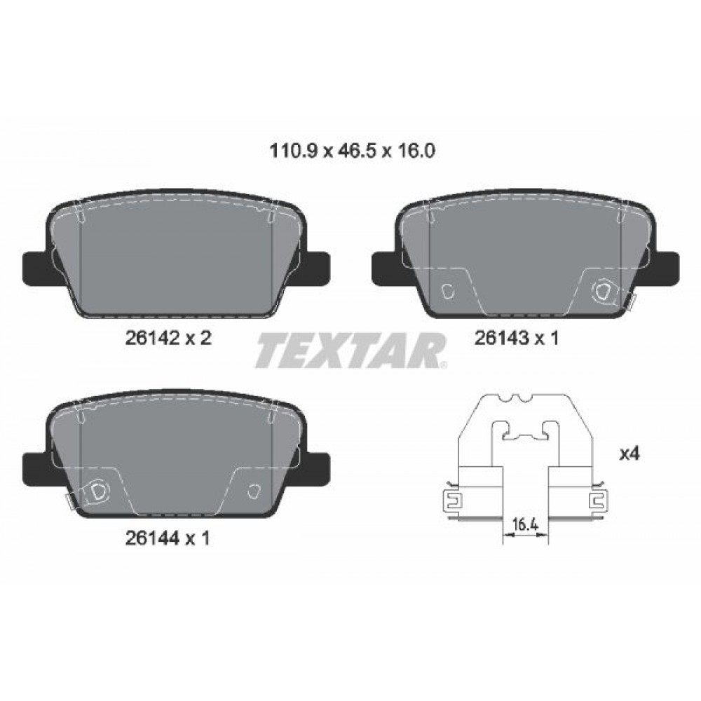 TEXTAR ΔΙΣΚΟΦΡΕΝΑ HYUNDAI TEXTAR ΔΙΣΚΟΦΡΕΝΑ HYUNDAI