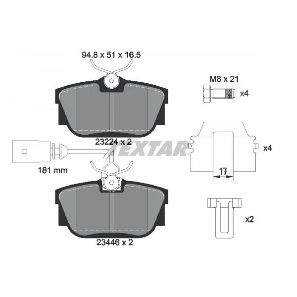 TEXTAR (767 12) ΔΙΣΚΟΦΡΕΝΑ FORD TEXTAR (767 12) ΔΙΣΚΟΦΡΕΝΑ FORD