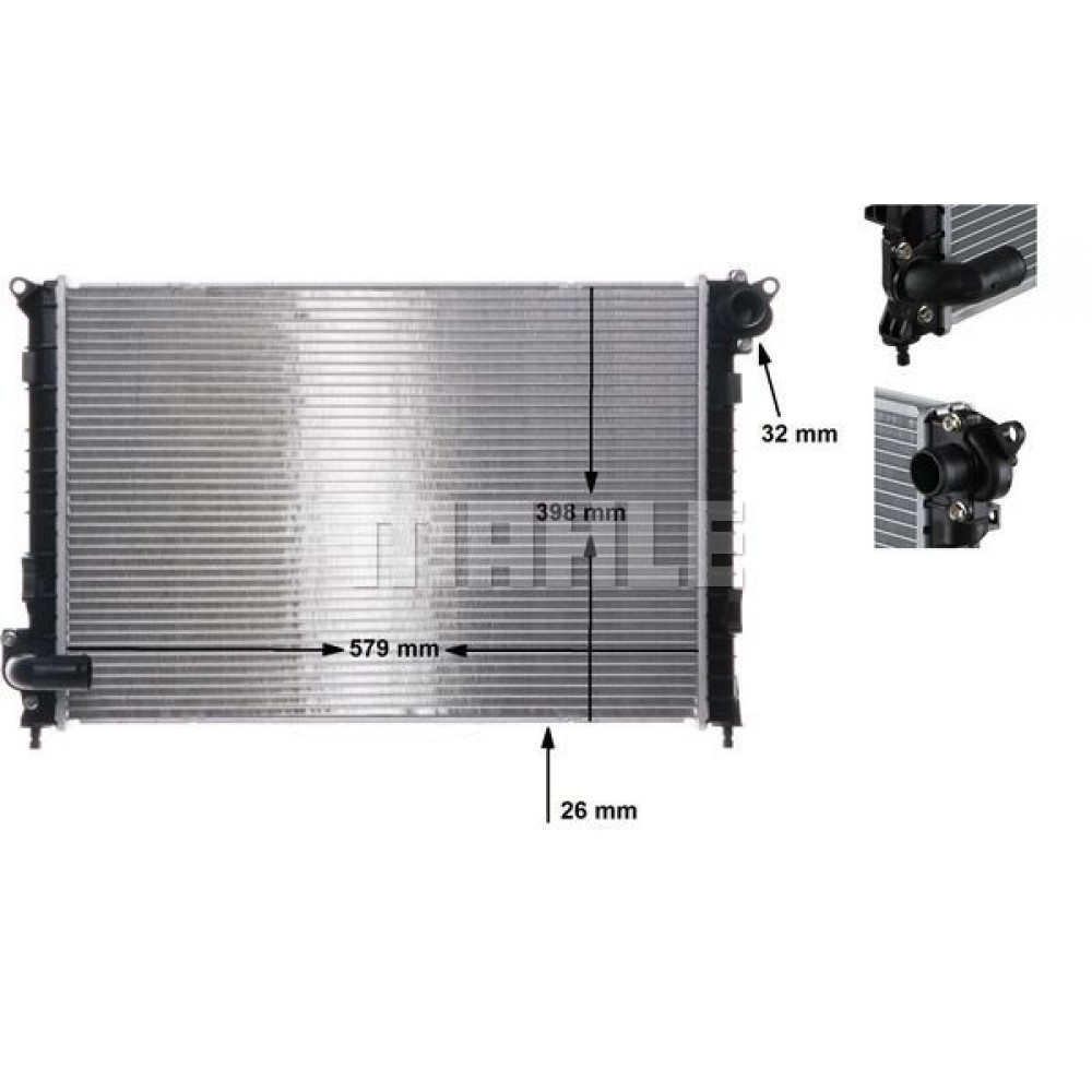 MAHLE-BEHR ΨΥΓΕΙΟ ΜΗΧΑΝΗΣ MAHLE-BEHR ΨΥΓΕΙΟ ΜΗΧΑΝΗΣ