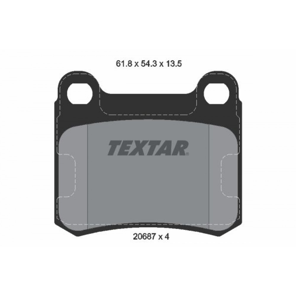 TEXTAR (157 00) ΔΙΣΚΟΦΡΕΝΑ MERCEDES (13.5 mm) TEXTAR (157 00) ΔΙΣΚΟΦΡΕΝΑ MERCEDES (13.5 mm)