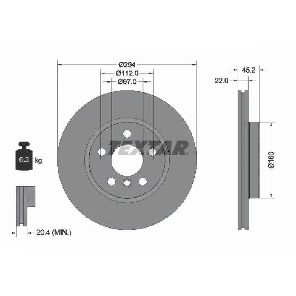 TEXTAR ΔΙΣΚΟΠΛΑΚΕΣ BMW TEXTAR ΔΙΣΚΟΠΛΑΚΕΣ BMW