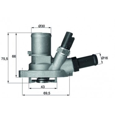 ΘΕΡΜ/ΤΗΣ ΜΕ ΚΑΒΟΥΚΙ FIAT 500-FORD KA 1.2 09> MAHLE