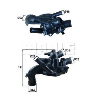 ΘΕΡΜ/ΤΗΣ ΜΕ ΚΑΒΟΥΚΙ MINI COOPER ,ONE 1.6  MAHLE