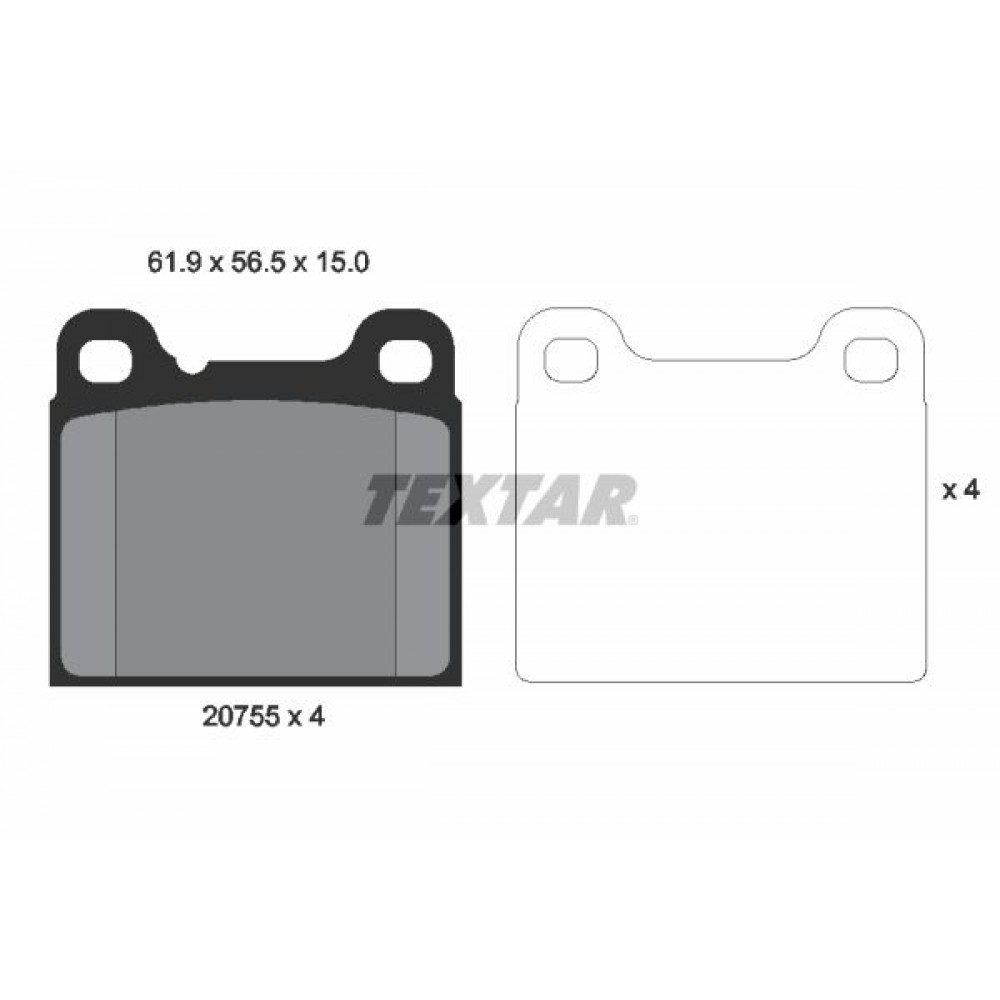 TEXTAR (257 20) ΔΙΣΚΟΦΡΕΝΑ VOLVO TEXTAR (257 20) ΔΙΣΚΟΦΡΕΝΑ VOLVO