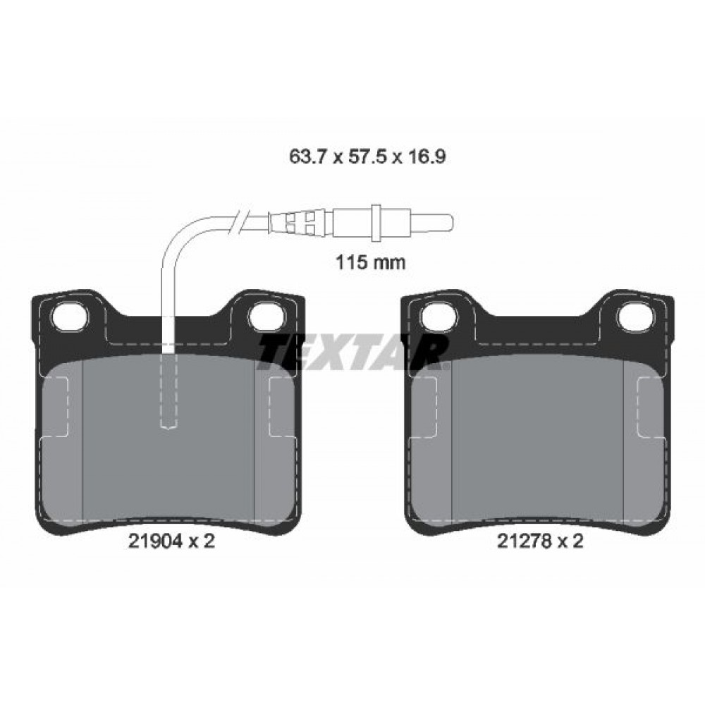 TEXTAR ΔΙΣΚΟΦΡΕΝΑ MERCEDES TEXTAR ΔΙΣΚΟΦΡΕΝΑ MERCEDES