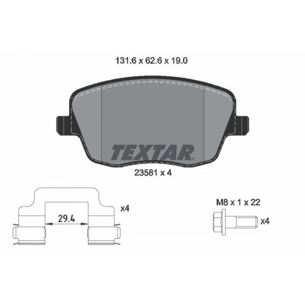 TEXTAR (775 00) ΔΙΣΚΟΦΡΕΝΑ SEAT TEXTAR (775 00) ΔΙΣΚΟΦΡΕΝΑ SEAT