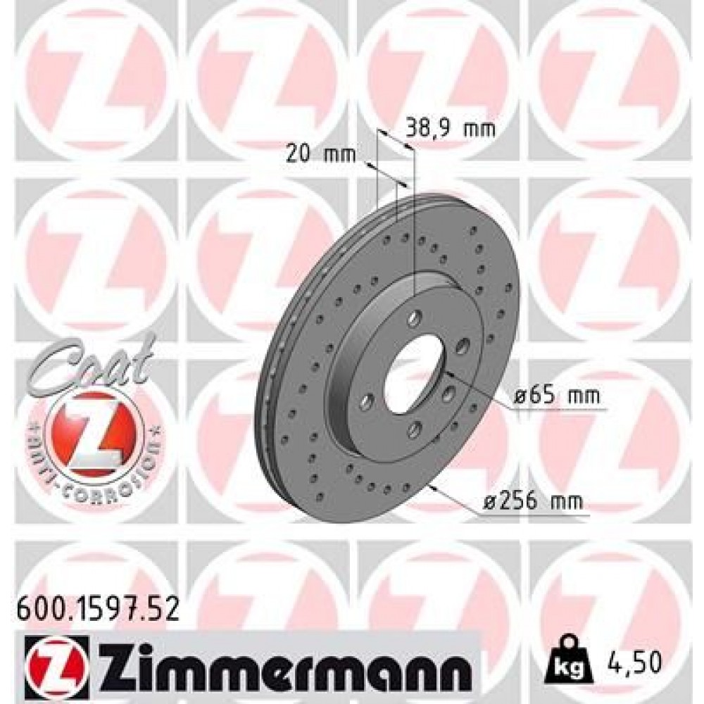 ZIMMERMANN ΔΙΣ/ΚΕΣ ΤΡΥΠΗΤΕΣ SPORT VAG ZIMMERMANN ΔΙΣ/ΚΕΣ ΤΡΥΠΗΤΕΣ SPORT VAG