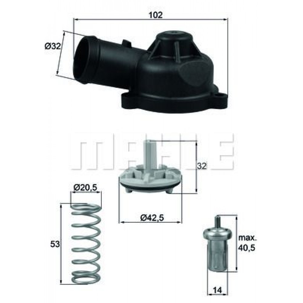 ΘΕΡΜ/ΤΗΣ AUDI A1,A3-SEAT IBIZA IV,LEON-SKODA FABIA-VW EOS,GOLF V ΘΕΡΜ/ΤΗΣ AUDI A1,A3-SEAT IBIZA IV,LEON-SKODA FABIA-VW EOS,GOLF V