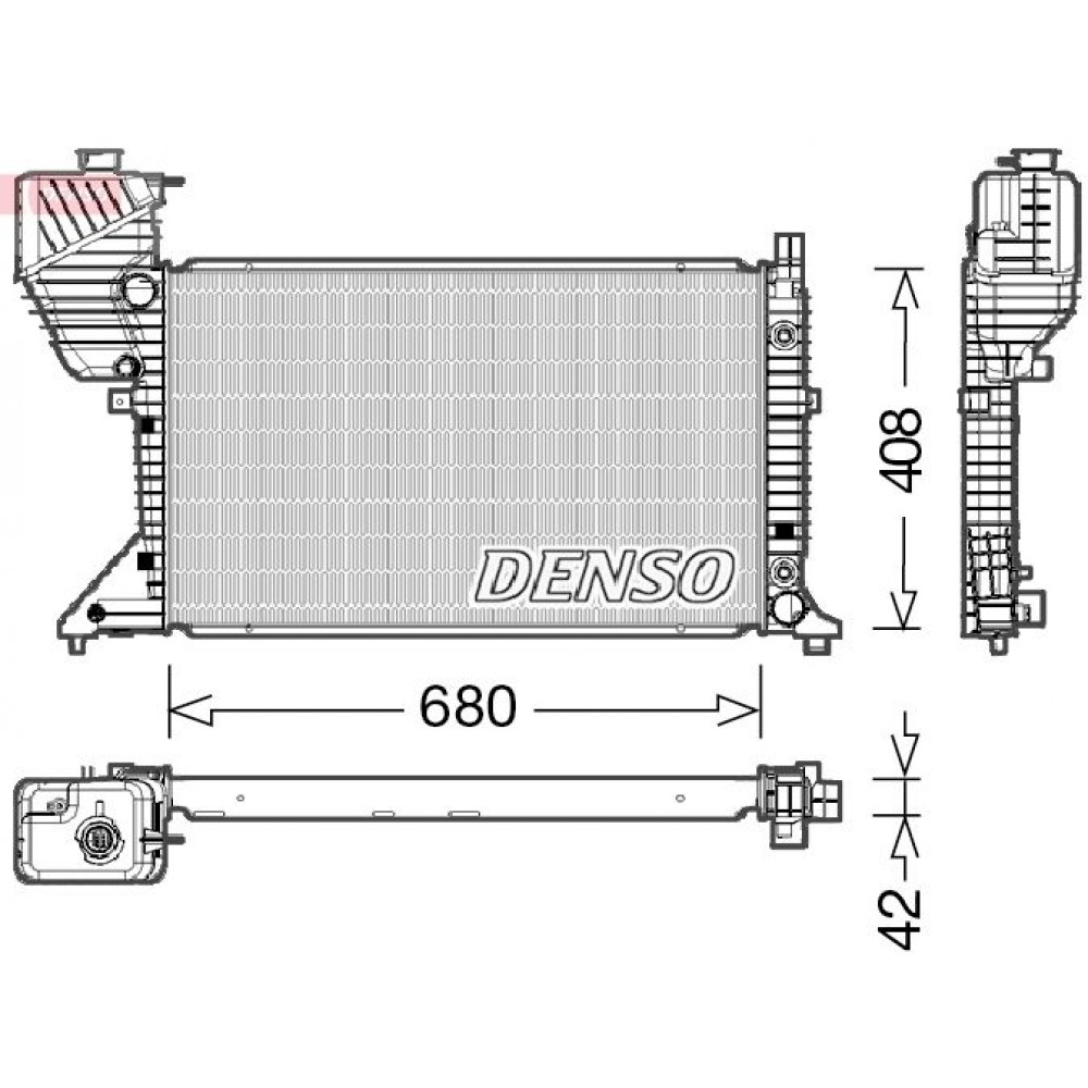 ΨΥΓΕΙΟ ΝΕΡΟΥ MERCEDES SPRINΤΕΡ 2-τ 208/211CDI <06 680X408X42 DENSO ΨΥΓΕΙΟ ΝΕΡΟΥ MERCEDES SPRINΤΕΡ 2-τ 208/211CDI <06 680X408X42 DENSO