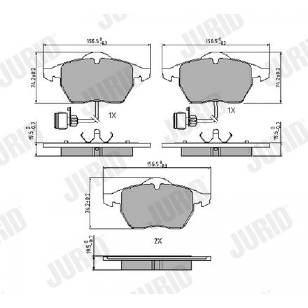 Σετ τακάκια, δισκόφρενα